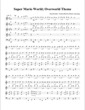 Thumbnail of First Page of Overworld Theme sheet music by Super Mario World