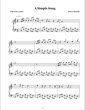 Thumbnail of First Page of A Simple Song sheet music by Shawn Miranda