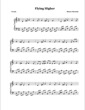 Thumbnail of First Page of Flying Higher (in D) sheet music by Shawn Miranda