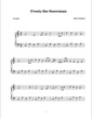 Thumbnail of First Page of Frosty the Snowman sheet music by Steve Nelson