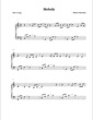 Thumbnail of First Page of Melody sheet music by Shawn Miranda