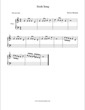 Thumbnail of First Page of Sixth Song sheet music by Shawn Miranda