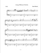 Thumbnail of First Page of Song Without Words sheet music by Shawn Miranda