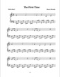 Thumbnail of First Page of The First Time sheet music by Shawn Miranda
