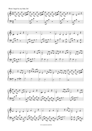 Thumbnail of first page of Angel by my Side (2) piano sheet music PDF by The Do.