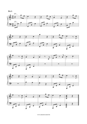 Thumbnail of first page of Dreft piano sheet music PDF by Anonymous.