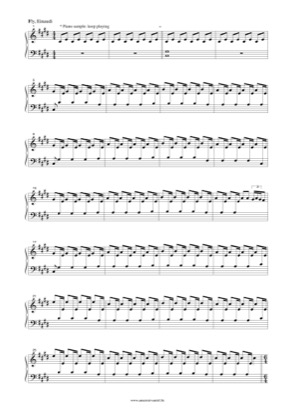 Thumbnail of first page of Fly piano sheet music PDF by Ludovico Einaudi.