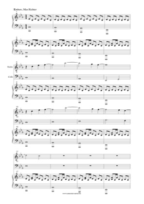 Thumbnail of first page of Embers piano sheet music PDF by Max Richter.