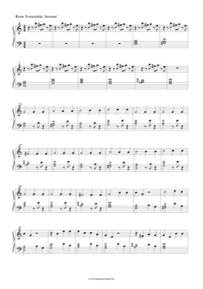 Thumbnail of first page of Formidable piano sheet music PDF by Stromae.
