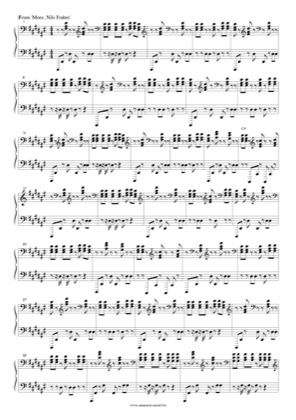 Thumbnail of first page of More piano sheet music PDF by Nils Frahm.