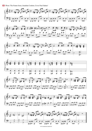 Thumbnail of first page of The Future Soon piano sheet music PDF by Jonathan Coulton.