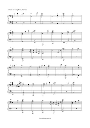 Thumbnail of first page of Kissing You piano sheet music PDF by Des'ree.