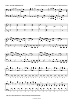 Thumbnail of first page of Disco's Revenge piano sheet music PDF by Maxence Cyrin.
