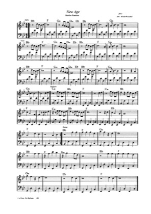 Thumbnail of first page of New Age piano sheet music PDF by Marlon Roudette.