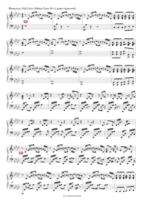 Thumbnail of first page of Pennywise piano sheet music PDF by Full Circle.