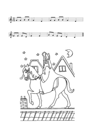 Thumbnail of first page of Sint Kapoentje piano sheet music PDF by Anonymous.