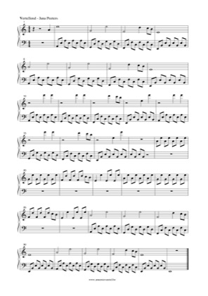 Thumbnail of first page of Vertellend piano sheet music PDF by Jana Peeters.