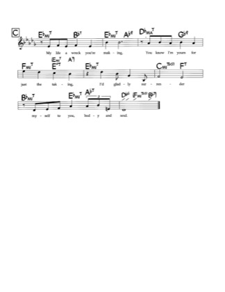 Thumbnail of first page of Body and Sould (Part 2) piano sheet music PDF by Johnny Green.