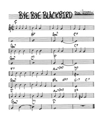 Thumbnail of first page of Bye, Bye, Blackbird piano sheet music PDF by Ray Henderson.