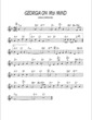 Thumbnail of First Page of Georgia On My Mind sheet music by Hoagy Carmichel