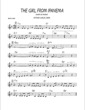 Thumbnail of First Page of The Girl from Ipanema (Garota de Ipanema) sheet music by Antonio Carlos Jobim
