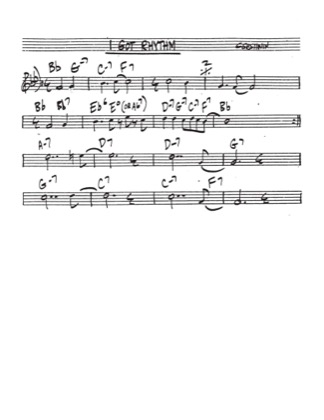 Thumbnail of first page of I Got Rhythm piano sheet music PDF by George Gershwin.