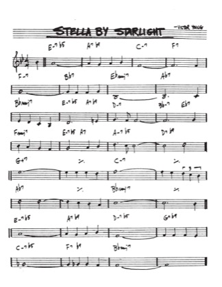 Thumbnail of first page of Stella by Starlight piano sheet music PDF by Victor Young.