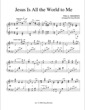 Thumbnail of First Page of Jesus Is All the World to Me sheet music by Will L. Thompson