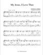 Thumbnail of First Page of My Jesus, I Love Thee sheet music by Adoniram J. Gordon