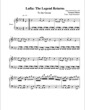 Thumbnail of First Page of To The Ocean sheet music by Lufia: The Legend Returns