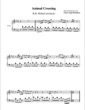 Thumbnail of First Page of K.K. Ballad (aircheck) sheet music by Animal Crossing