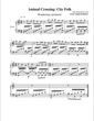 Thumbnail of First Page of Wandering (aircheck) sheet music by Animal Crossing: City Folk