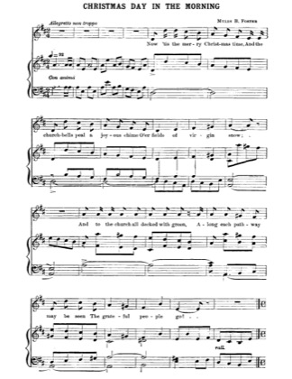 Thumbnail of first page of Christmas Day in the Morning (3) piano sheet music PDF by Christmas.