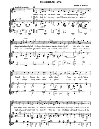 Thumbnail of first page of Christmas Eve piano sheet music PDF by Christmas.