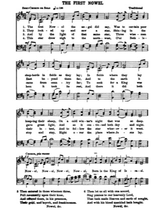 Thumbnail of first page of The First Noel (5) piano sheet music PDF by Christmas.