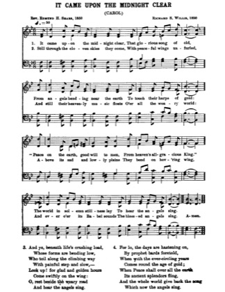 Thumbnail of first page of It Came Upon the Midnight Clear (4) piano sheet music PDF by Christmas.