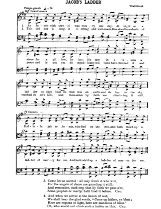 Thumbnail of first page of Jacob's Ladder piano sheet music PDF by Christmas.