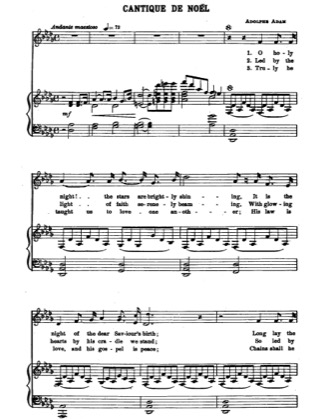 Thumbnail of first page of O Holy Night (2) piano sheet music PDF by Christmas.