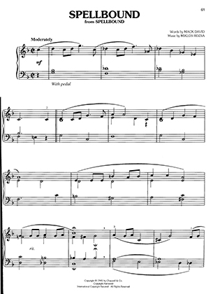 Thumbnail of first page of Spellbound (Pg 63) piano sheet music PDF by Spellbound.