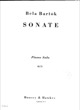 Thumbnail of First Page of Piano Sonata, Sz.80 sheet music by Bartok