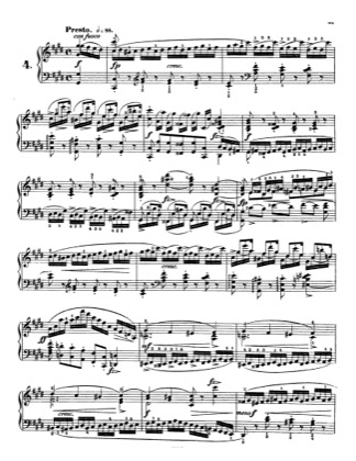 Thumbnail of first page of Op.10, Etude No.4 piano sheet music PDF by Chopin.