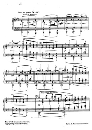Thumbnail of first page of Preludes, Premier Livre L.117 piano sheet music PDF by Debussy.