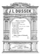 Thumbnail of First Page of La Chasse, Op.22 sheet music by Dussek