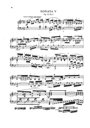 Thumbnail of first page of Sonata No.5, Op.10 No.2 piano sheet music PDF by Dussek.