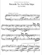 Thumbnail of First Page of Barcarolle No.8, Op.96 sheet music by Faure