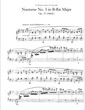 Thumbnail of First Page of Nocturne No.5, Op.37 sheet music by Faure