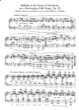 Thumbnail of First Page of Ballade, Op.24 sheet music by Grieg