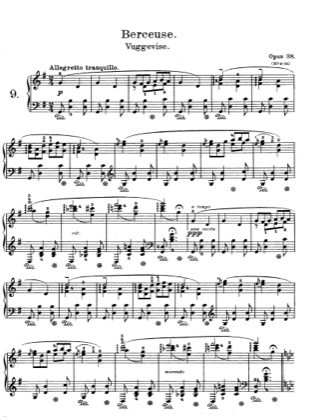 Thumbnail of first page of Lyric Pieces, Op.38 piano sheet music PDF by Grieg.