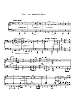 Thumbnail of first page of Piano Sonata in B minor, S.178 piano sheet music PDF by Liszt.