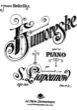 Thumbnail of First Page of Humoreske, Op.34 sheet music by Lyapunov